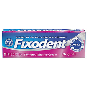 [7666030037] Fixodent Denture Adhesive , Original, .75 oz