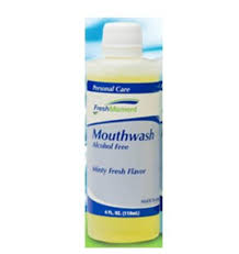 [I0210] Hydrox Laboratories Mouthwash, Alcohol-Free, 4 oz Bottle, Yellow