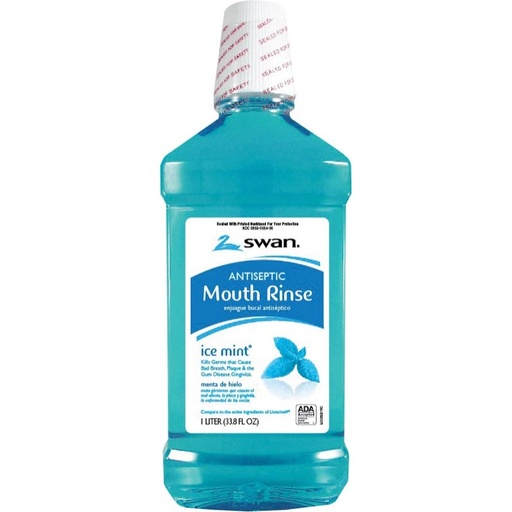 [1000042588] Cumberland Swan® Blue Mint Mouthwash, 1.0 Liter