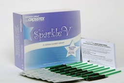 [UFVM] Crosstex Sparkle™ Unidose Varnish, 5% Sodium Fluoride, 0.4mL, Mint