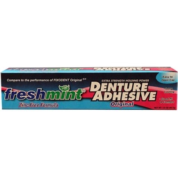 [DA2] New World Imports Freshmint® Denture Adhesive, Freshmint, 2 oz, Zinc-Free Formulation