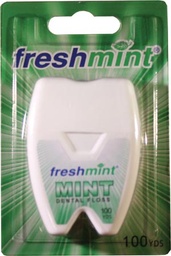 [DF100] New World Imports Freshmint® Dental Floss, Mint Waxed, 100 yds