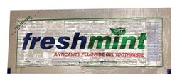 [CGP] New World Imports Freshmint® Single Use Anticavity Fluoride Gel Toothpaste Packet