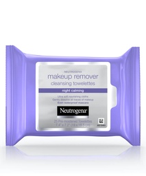 [05355] Johnson &amp; Johnson Neutrogena Night Calming Makeup Remover Cleansing Towelettes, 12/Case