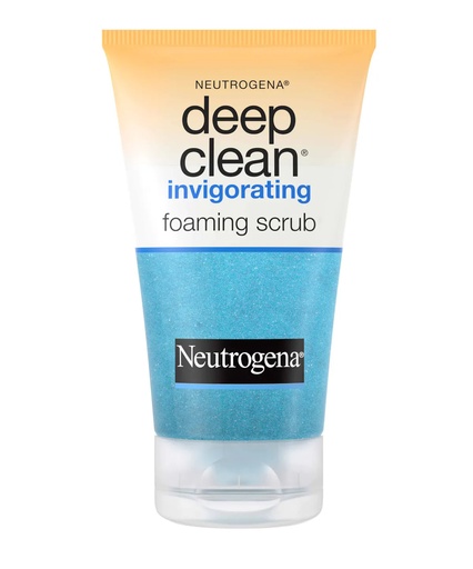 [05021] Johnson & Johnson Neutrogena 4.2 fl oz Deep Clean Invigorating Foaming Scrub, 12/Case