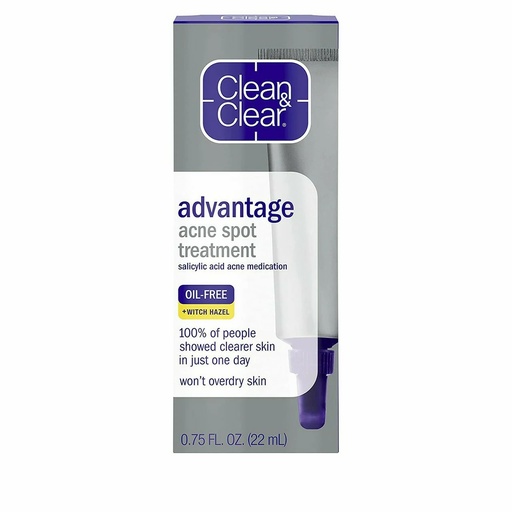 [003991] Johnson & Johnson Clean & Clear 0.75 fl oz Advantage Acne Spot Treatment, 24/Case