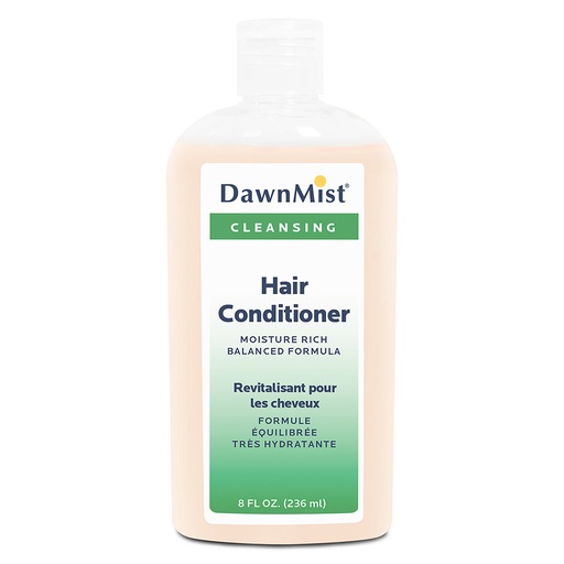 [HC08] Dukal DawnMist 8 oz Hair Conditioner in Bottle with Dispensing Cap, 48/Pack