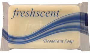 [S34] New World Imports Freshscent™ Deodorant Soap, #3/4, Individually Wrapped, 100/bx