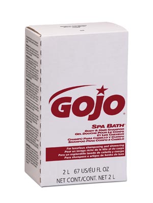 [2252-04] Gojo Spa Bath® Body & Hair Shampoo, 2000mL, Refill, Pink