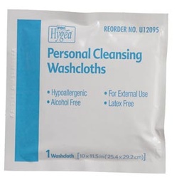 [U12095] PDI Hygea® Flushable Personal Cleansing Cloths, Individually Packed, 400/cs
