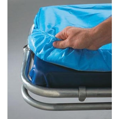 [61234] Graham Medical EMS Barrier Fitted Sheet/SnugFit®, ER Barrier, 40" x 89", Non-Woven, Poly, Bl