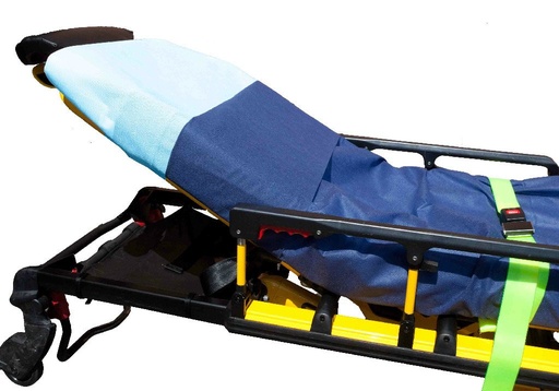 [36713] ADI Stretcher Sheets/Fitted Sheet with Elastic Ends, 30" x 84½", Medium Blue