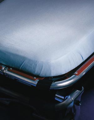[44547] Graham Medical Premium Stretcher Sheets/SnugFit® Standard Fitted, Non-Woven, 30" x 84"
