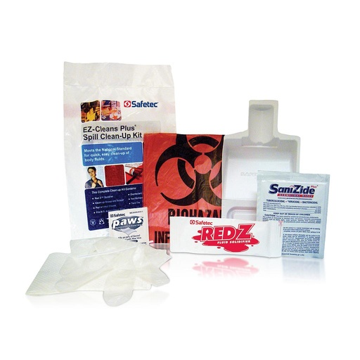 [P00-17121] Medegen Ez Cleans Kits - Plus Kit, SaniZide Germicidal, 24/cs
