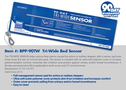 [BPP-90TW] Nurse Assist Fall Sensors - Sensor Pad, Tri-Wide Bed, 90-Day