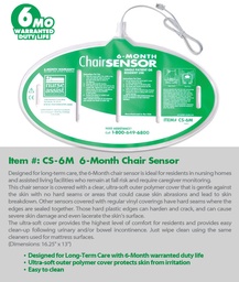 [CS-6M] Nurse Assist Fall Sensors - Sensor Pad, Chair, 6-Month