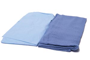 [CT-06B] Dukal Operating Room (O.R.) Towels, Sterile 6s, Blue, 6/pk, 12 pk/cs (70 cs/plt)