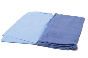 [CT-04B] Dukal Operating Room (O.R.) Towels, Sterile 4s, Blue, 4/pk, 20 pk/cs