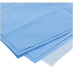 [5010-B] AMD Medicom Operating Room Towels, Sterile, 17" x 26", Blue, Prewashed, Soft Cotton, 10/p