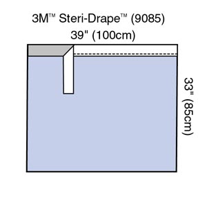 [9085] 3M™ Surgical Steri-Drape™ Adhesive Towel Drape, 39" x 33"