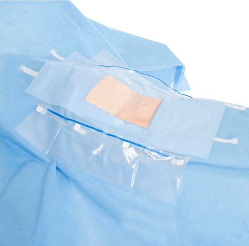 [79225] Halyard Laparoscopic/ Cholecystectomy Drape, 102" x 76" x 120", Non-Sterile, Bulk