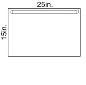 [89731] Halyard Drapes Utility Drape, Tape, 26" x 15", 2/pkg