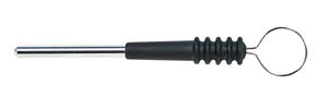 [ES24R] Symmetry Surgical Reusable Active Electrodes - Reusable, 3/8 Short Shaft Loop, Non-Sterile