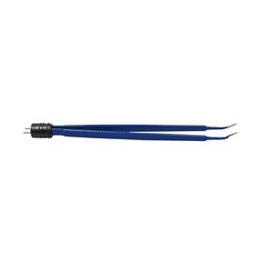 [A823] Symmetry Surgical Aaron Disposable Active Electrodes - Curved, 7", Fine, Smooth, Bipolar Forceps