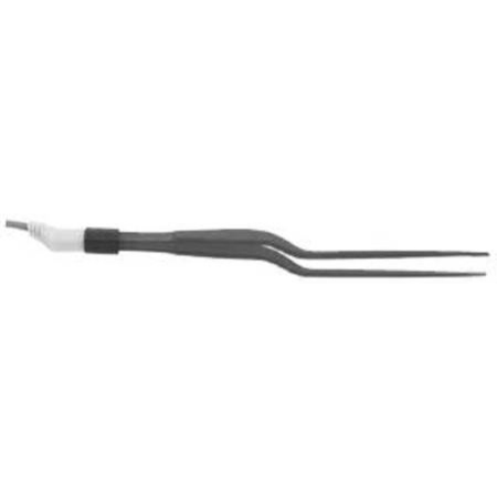 [7-809-9] Conmed 7.5 inch Bayonet Cushing Serrated Tip Bipolar Forcep Electrode