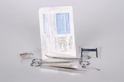 [56683] Medical Action General Purpose Kits: Scissor Iris 4¾ w/ pp (R0648), Safety Pin #3 (S865), Forcep