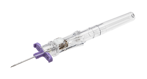 [384008] BD Introsyte-N Autoguard 26 Gauge x 1.9 cm Safety Shielded Introducers w/ Notched Needle, Purple, 10/Case