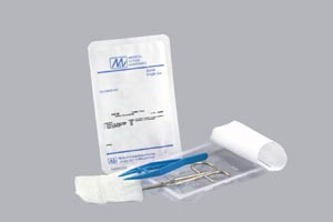 [69238] Medical Action Suture Removal Kits (1) Blue Plastic Forceps 5", (1)Scissor Littauer Wire 4½"