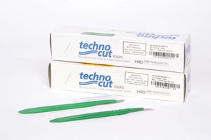 [6008T-21] Myco Technocut Disposable Scalpels, Size 21 Stainless Steel