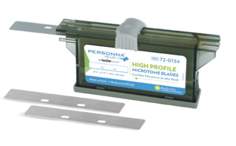 [72-0134] Accutec Personna Plus® Disposable Microtome Blades, High Profile, .012", 10/dp