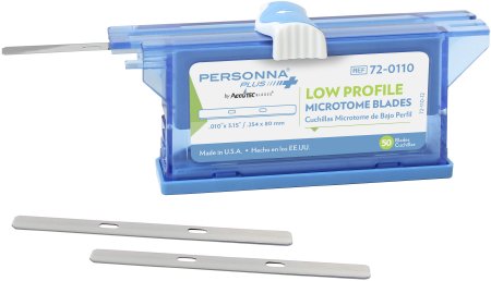 [72-0110] Accutec Personna Plus® Disposable Microtome Blades, Low Profile, .010", 50/dp