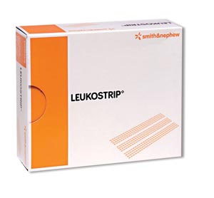[66002876] Smith & Nephew Leukostrip Wound Closure Strips, 38 x 4mm, 1/8" x 1½", 50/bx