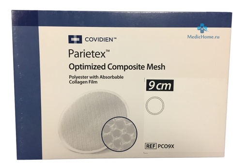 [PCO9X] Medtronic Parietex 9 cm Round Optimized Composite Mesh