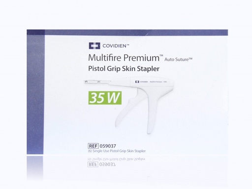 [059037] Medtronic Multifire Premium 35 Wide Staples Single Use Skin Stapler, 6/Box