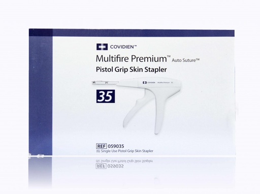 [059035] Medtronic Multifire Premium 35 Staples Single Use Skin Stapler, 6/Box