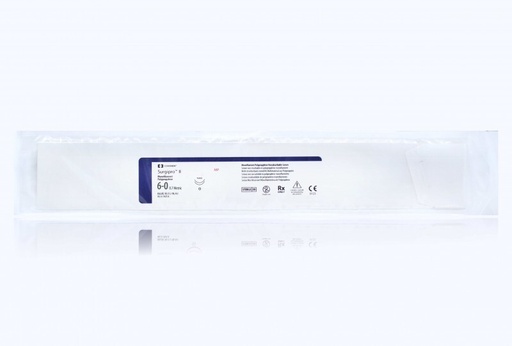 [VP126MX] Medtronic Surgipro II 5 inch x 24 inch Size 6-0 CVF-11 Monofilament Polypropylene Sutures, Blue, 12/Box