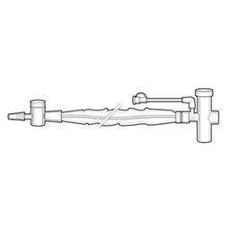 [2205] Avanos Kimvent Closed Suction System, Adult, 14FR T-Piece, 21.3&quot;, 22mm Flex, 10/bx