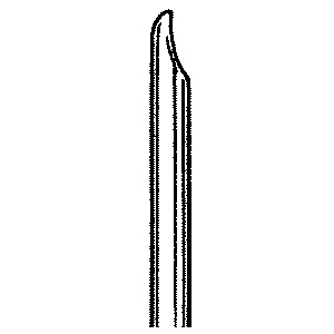 [136] Busse Uterine Curettes, 10mm Straight, Regular Tip