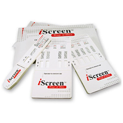 [DOA-164-551] Iscreen Dip Card - Drug Test, 6 Test Dip Device, COC, THC, OPI, AMP, mAMP, OXY