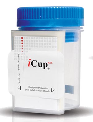 [I-DUD-187-013] Icup® A.D. (All Inclusive Cup) - Drug Test For COC, THC, OPI, AMP, mAMP, PCP, BZO & BAR