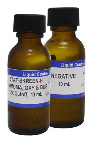 [DTG-DOACTLS] Clarity Diagnostics Drugs Of Abuse - Drug Test Controls, (1) Negative Vial, (1) Positive Vial