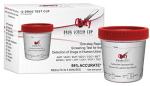 [OTC-DOA12CP] Clarity Diagnostics Drugs Of Abuse - Clarity 12 Drug Round Cup, OTC Approved For Home Use