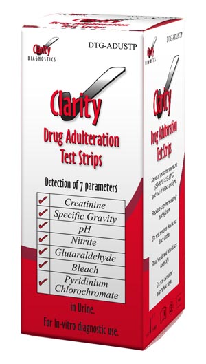 [DTG-ADUSTP] Clarity Diagnostics Drugs Of Abuse - Clarity Urine Adulteration Strips