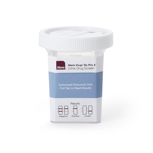 [I-DXP-177-01] Icup Dx Pro 2 - Drug Test For AMP, BZO, BUP, COC, OPI 300, OXY, THC (CR/SG/OX)