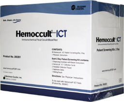 [395261A] HemoCue America Hemoccult ICT 2-Day Patient Screening Kit, 200 Tests/Case