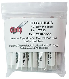 [DTG-TUBES] Clarity Diagnostics Colon Cancer Screening - Clarity Specimen Collection Tubes